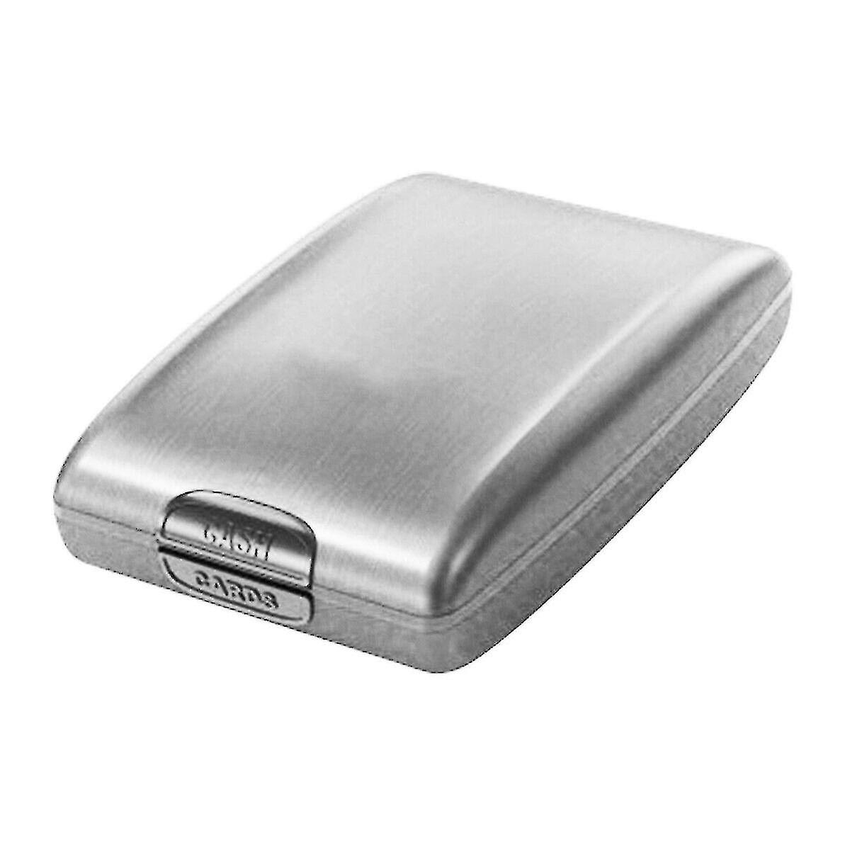 Rfid Credit Card Scan Protected Aluminium Security Wallet Bank Holder Case