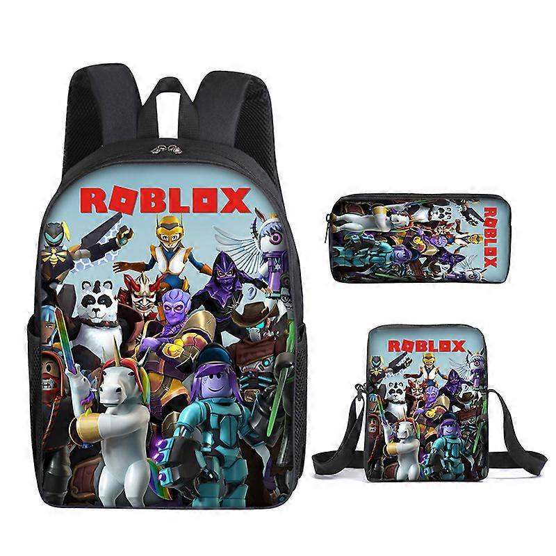 Roblox Schoolbag Roblox Game Virtual World Studente Della Scuola Primaria Zaino Per Bambini 8 -HGDMV
