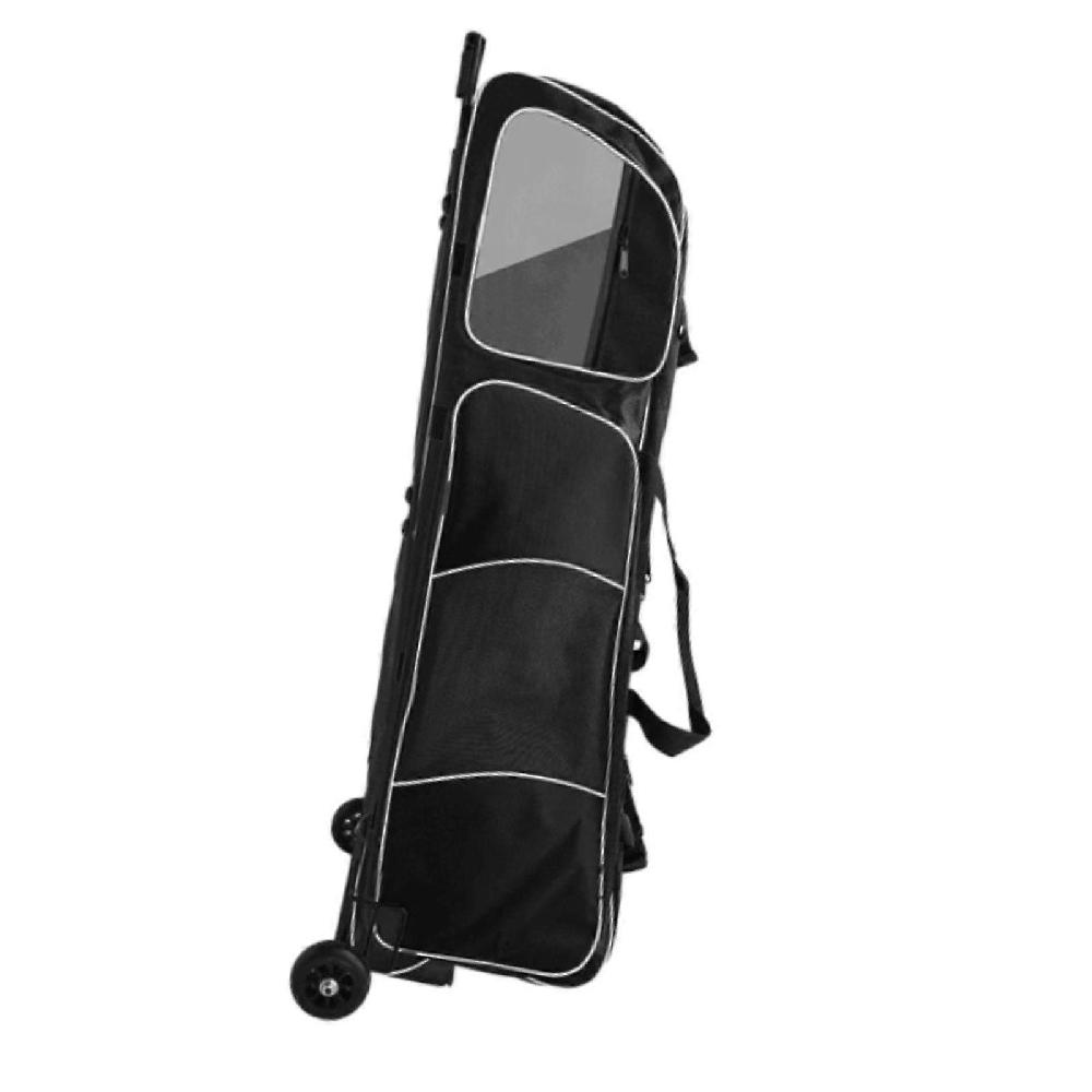 Rolling Fencing Bag Storage Bag Travel Bag for Fencing Training Fencers Foil black