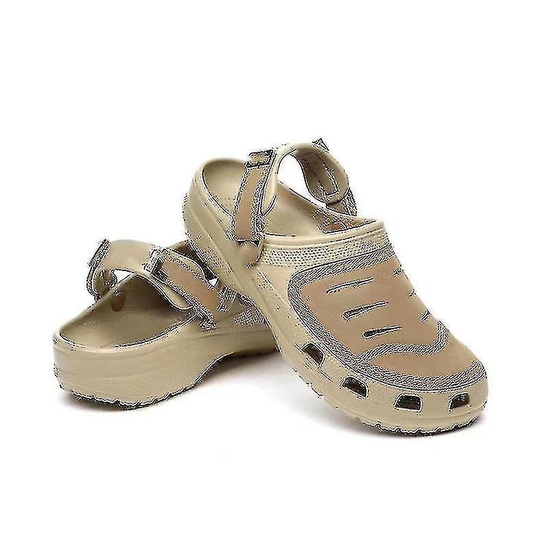 Scarpe Casual Estive Da Uomo Scarpe Da Spiaggia Da Uomo Sandali Yukon Zoccoli Da Giardino Scarpe Khaki M8 (Size41)