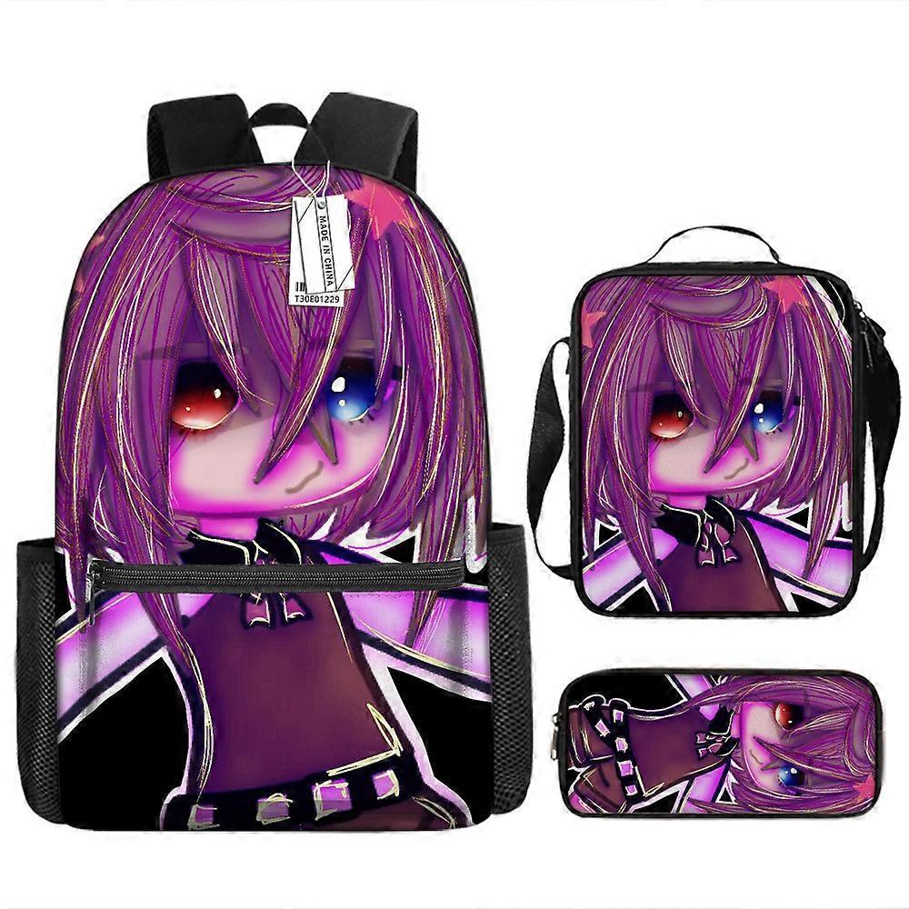 Second Element Gacha Zaino Per Bambini Studenti Delle Scuole Primarie E Secondarie Borsa Per Il Tempo Libero Di Grande Capacità Set Di Tre Pezzi 37 -HGDMV