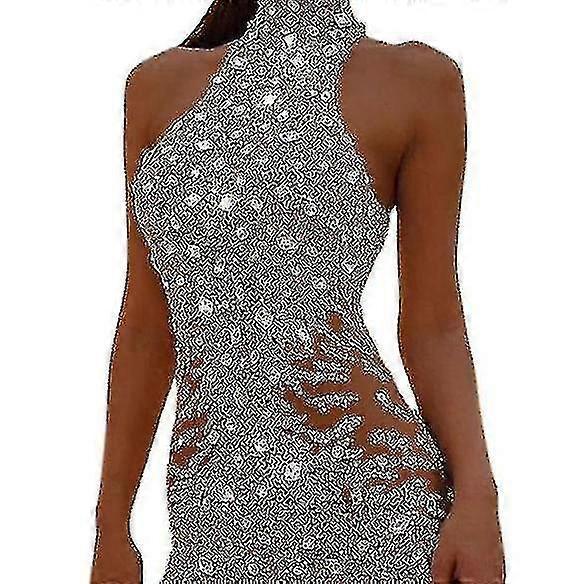 Sequin Jumpsuit Overalls For Women Sleeve Sparkly Bodycon Rompers