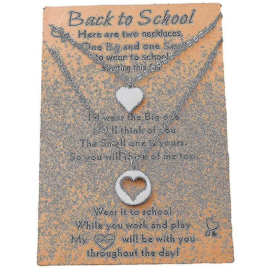 Set Collana Madre Figlia - Regalo Ritorno A Scuola - Collana Madre - Collana Figlia - Festa Della Mamma