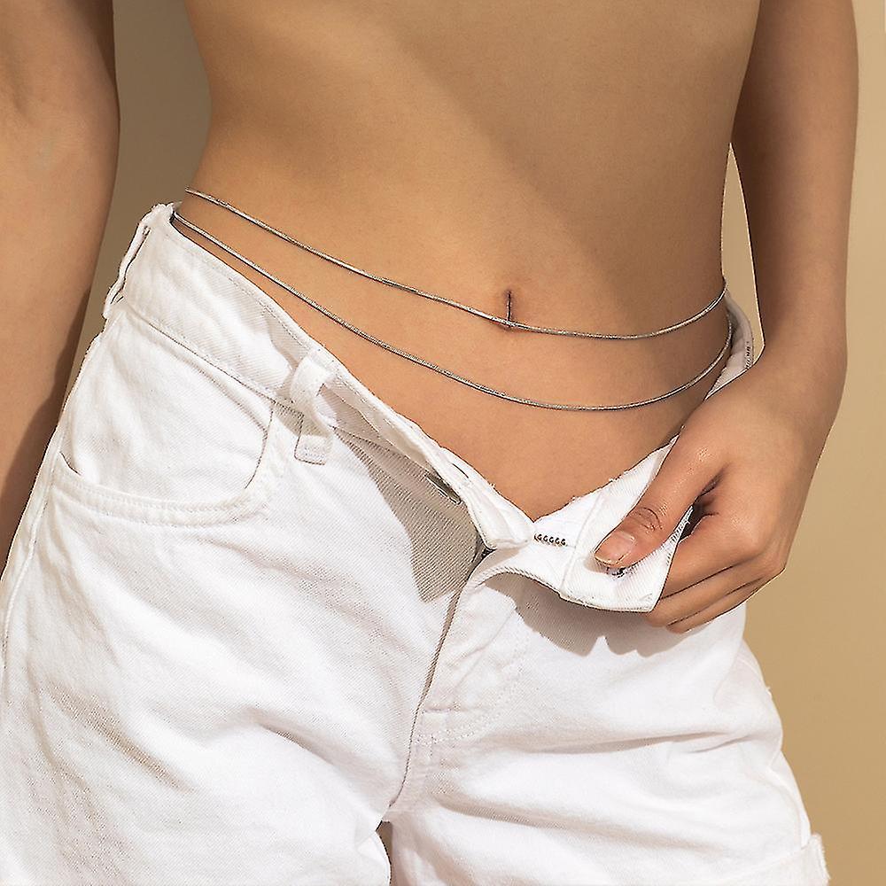 Sexy Belly Chain Double Waist Chain Holiday Fashion Body Jewelry For Women Girls