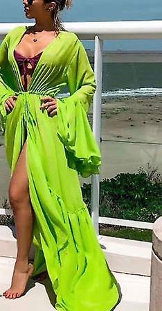 Sexy Bikini Cover-ups Long White Tunic Casual Summer Beach Dress Elegant Women Plus Size Beach Wear Swim Suit Cover Up A911a-1