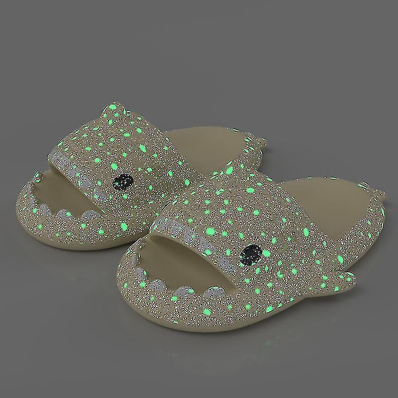 Shark Slippers Home Shark Infradito Nuvola Shark Clapper Estate Morbido Antiscivolo Shark Slides Scarpe Uomo Beige Cielo Stellato 38-39 (24-24.5cm)