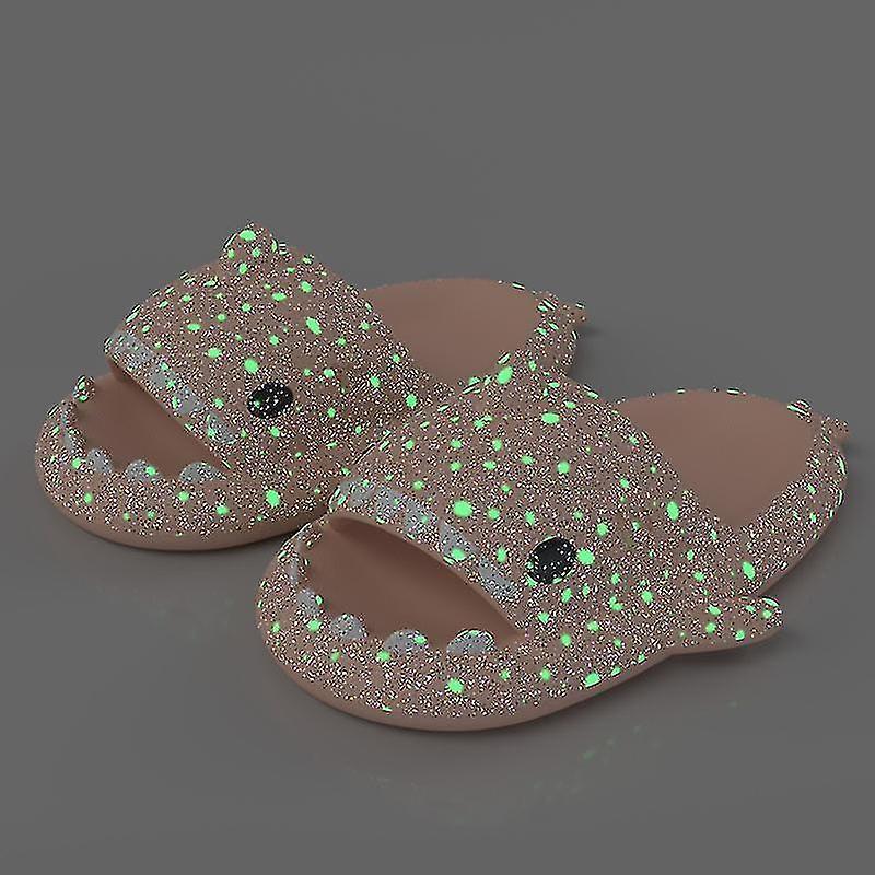 Shark Slippers Home Shark Infradito Nuvola Shark Clapper Estate Morbido Antiscivolo Shark Slides Scarpe Uomo Rosa Cielo Stellato 44-45 (27-27.5cm)