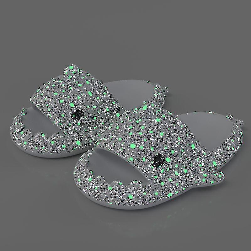 Shark Slippers Home Squalo Infradito Nuvola Shark Clapper Estate Morbido Antiscivolo Shark Slides Uomo Scarpe Grigio Cielo Stellato 38-39 (24-24.5cm)