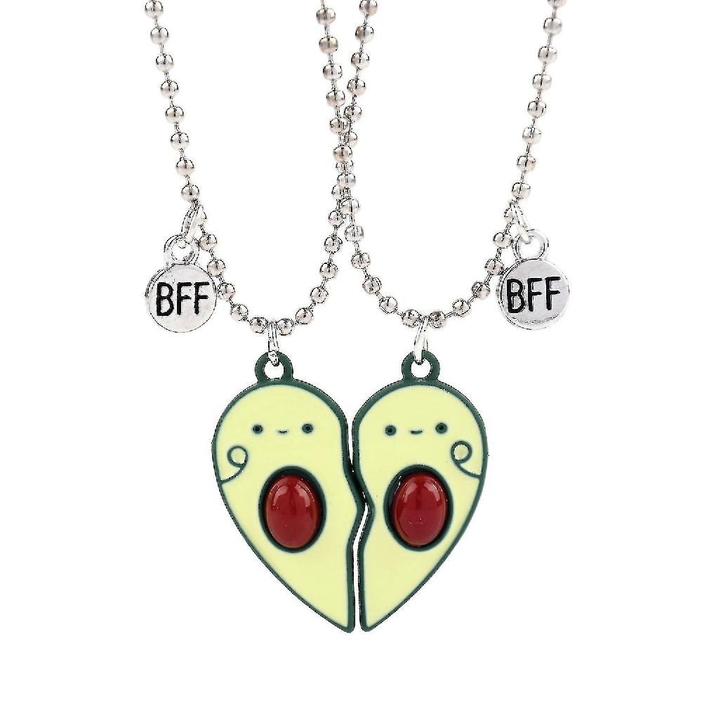 Shxx Children's Necklace Pair Of Avocado Necklaces Best Friend Bff Necklaces Xq-bs106