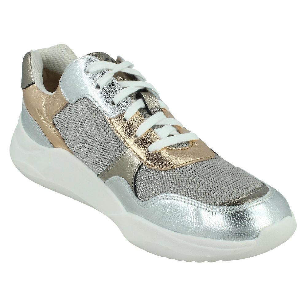 Signore Clarks Casual Trainers Setacciare Il Pizzo