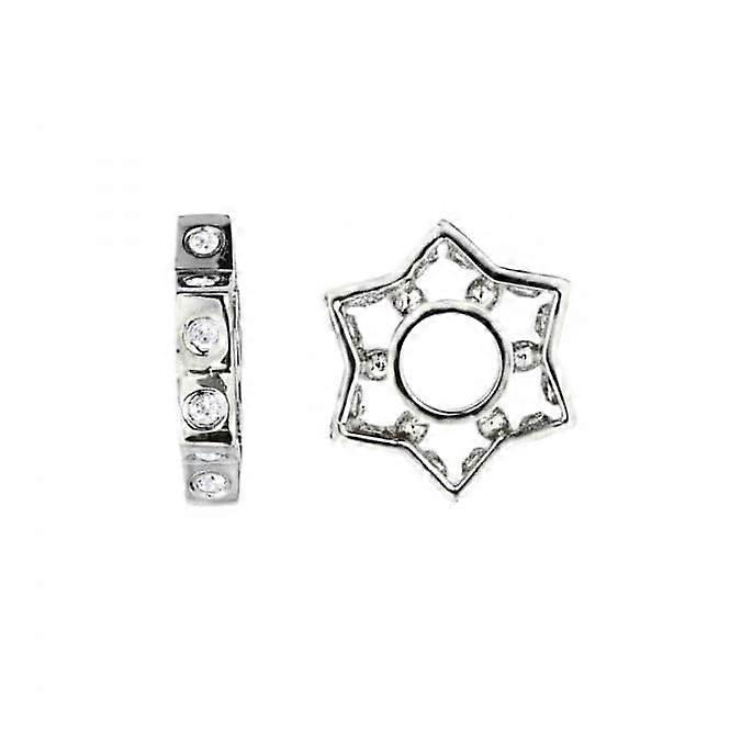 Silver & Diamonds Star Charm S040D