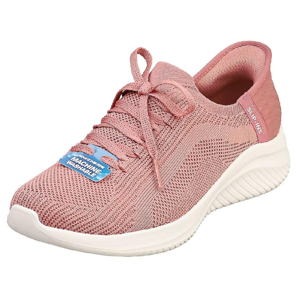 Skechers Slip-ins Ultra Flex 3.0 Vegan Womens Fashion Trainers A Mauve