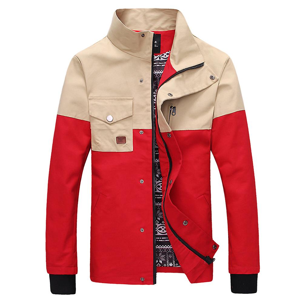 Slim Giacca Uomo Cappotto Motley Pocket Business