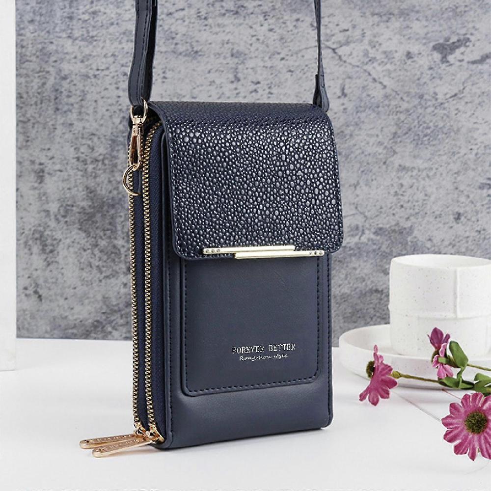 Small Satchel Phone Wallet Mini Satchel Shoulder Wallet With Credit Card Slot