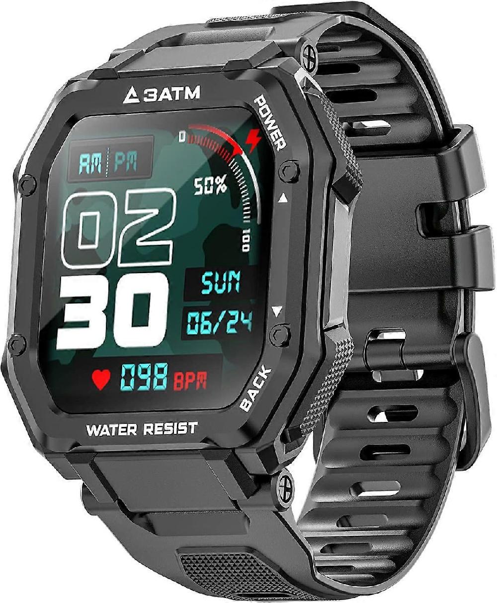 Smart Watches For Men Women Activing Fitness Tracker With Heart Rate Blood Oxygen Monitoring 3ATM Waterproof 1.69 Inch Full Touch Screen Smart Watch