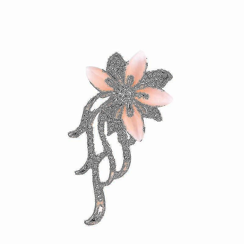 Spille di fiori di strass Spille di petali di pietra opale Spilla di gioielli di vendita calda