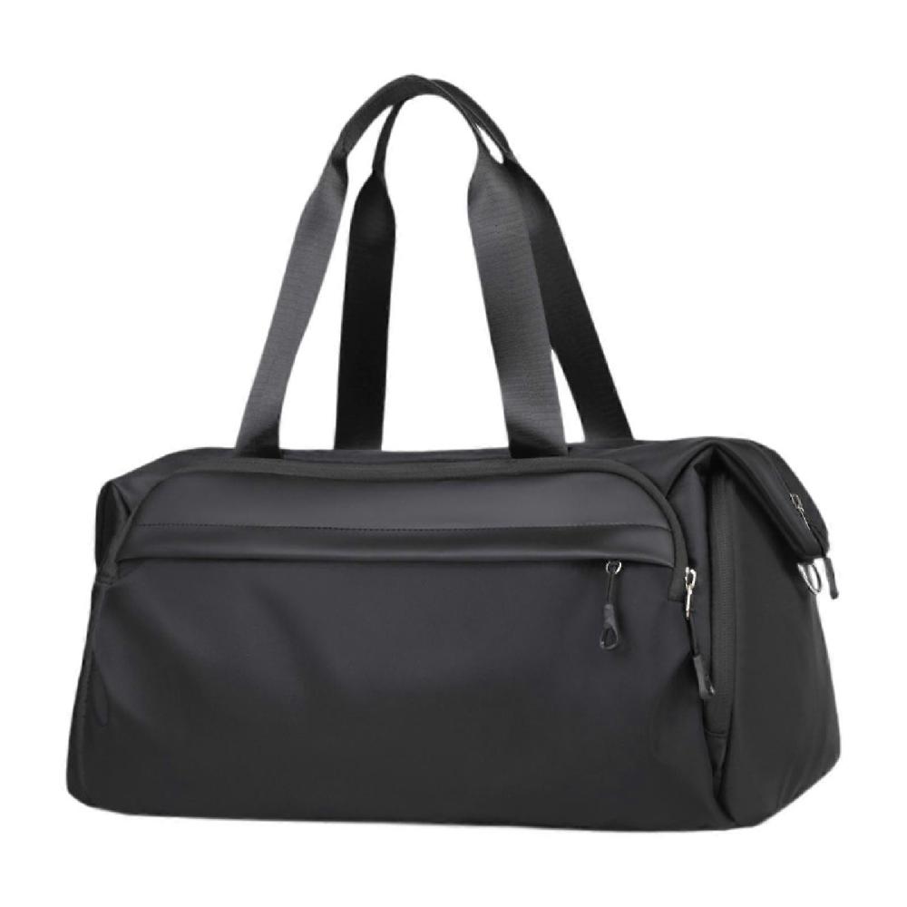 Sports Gym Bag with Wet Pocket with Shoes Compartment for Trips Gym Swimming Black