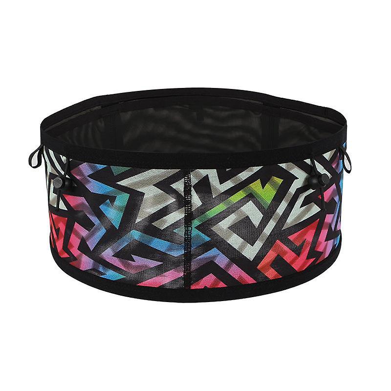 Sports Waist Bag Elastic Large Mesh Cell Phone Water Bottle Pouch For Running Cycling Climbing