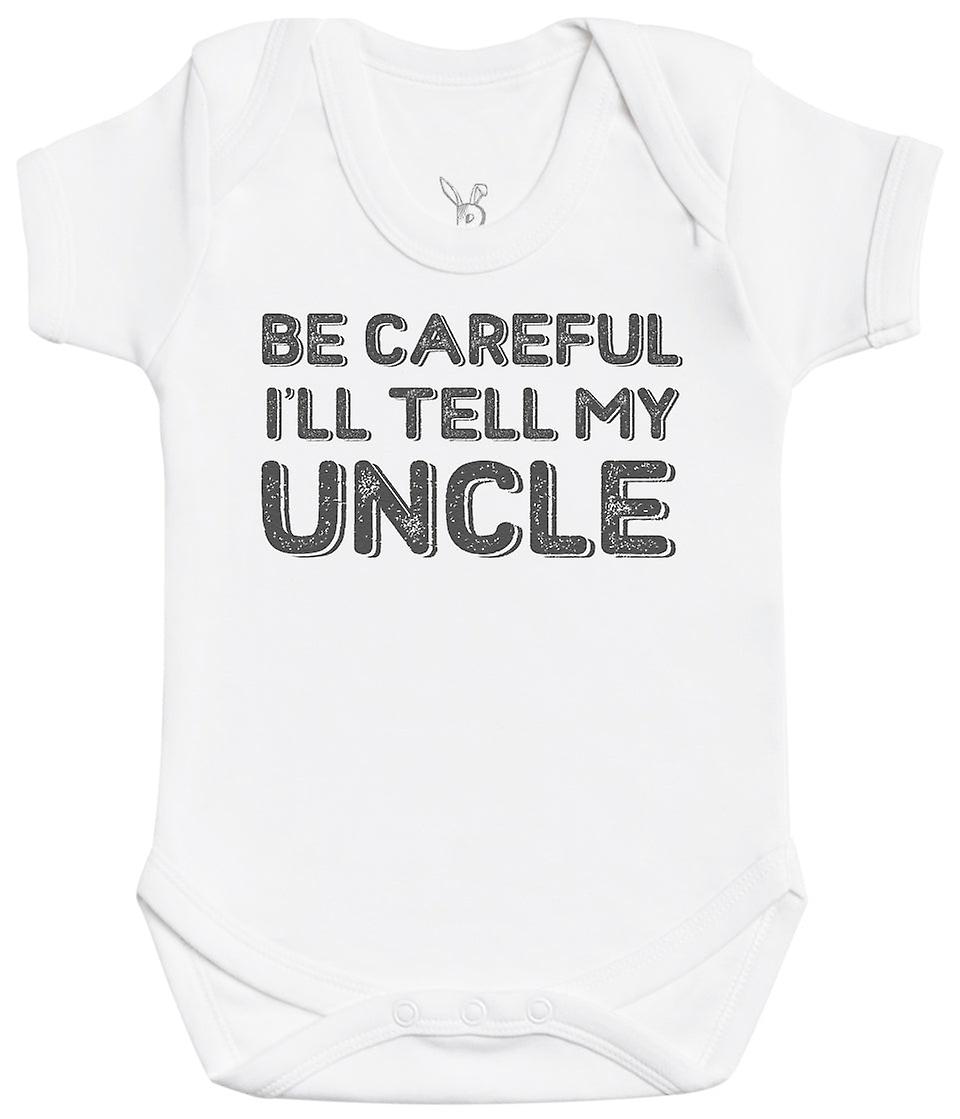 Stai Attento Che Lo Dirò A Mio Zio - Body Per Bambini Awo-22640