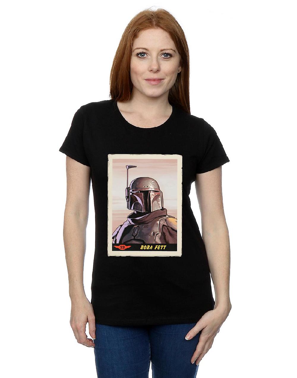 Star Wars T-Shirt Donna The Mandalorian Boba Fett