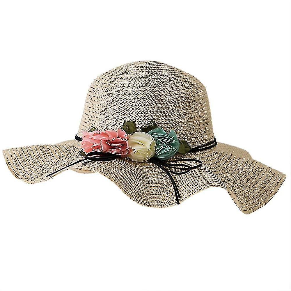 Summer Baby Flower Breathable Hat Straw Sun Hat Kids Hat Boy Girls Hat