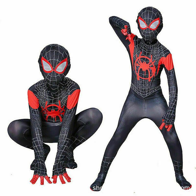 Super Eroe Spiderman Cosplay Bambini Fancy Dress Jumpsuit Regali di Natale