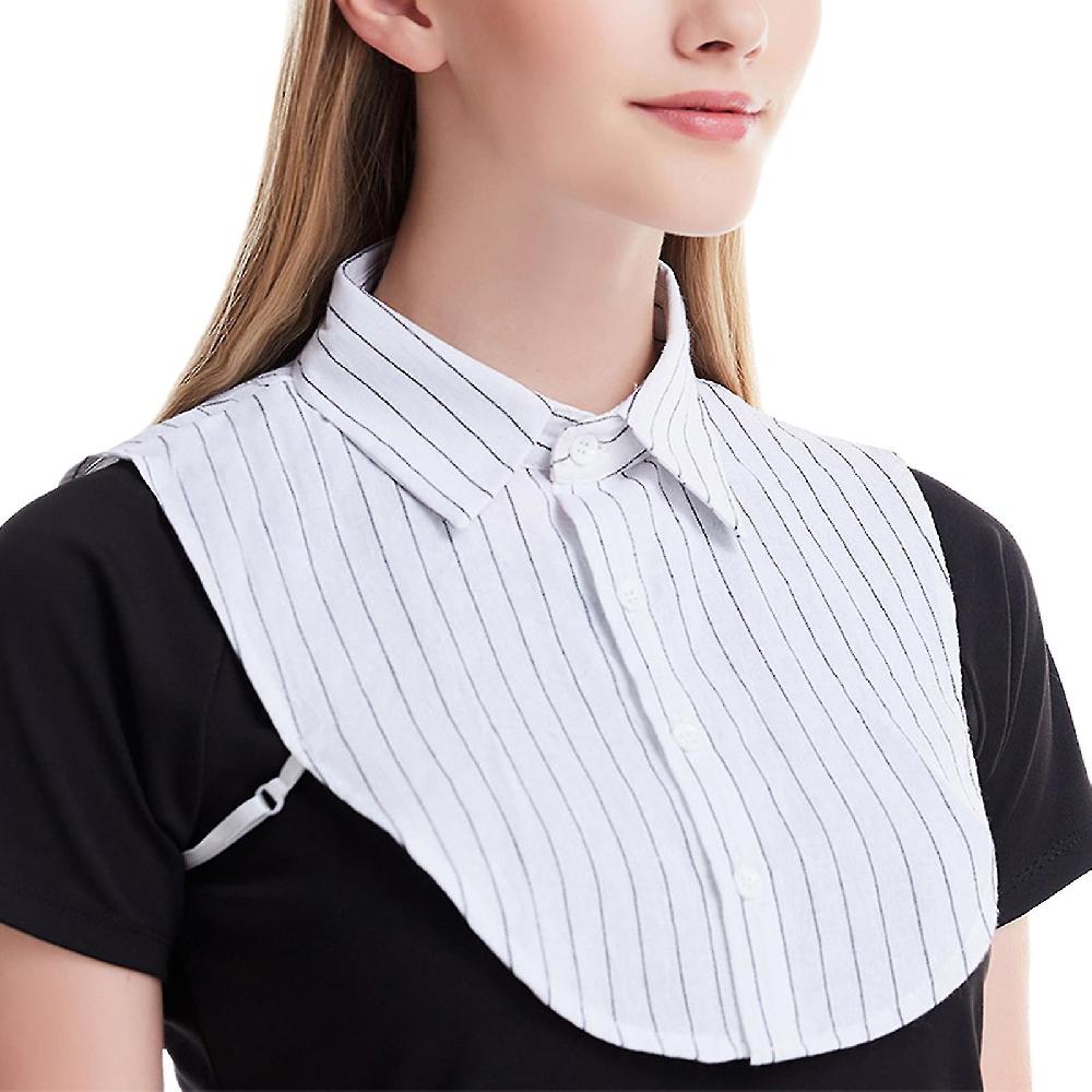 T-shirt Classic Adjustable Women Detachable Turndown False Shirt Collar For Collage
