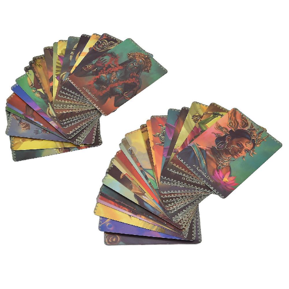 Tarot Deck 44 Sheets Goddess Pattern Divination Cards for Beginners Fate Reading