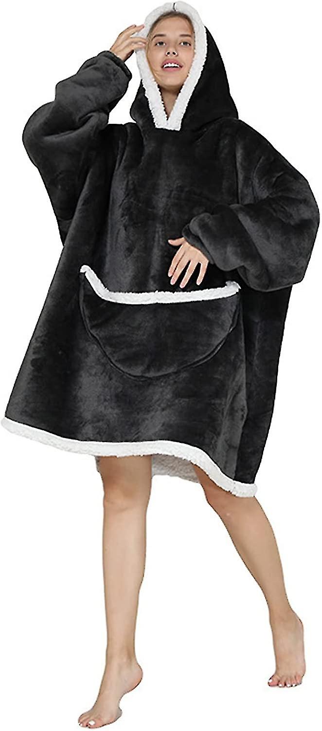 The Comfy Oversized Microfiber & Sherpa Wearable Blanket One Size Fits All