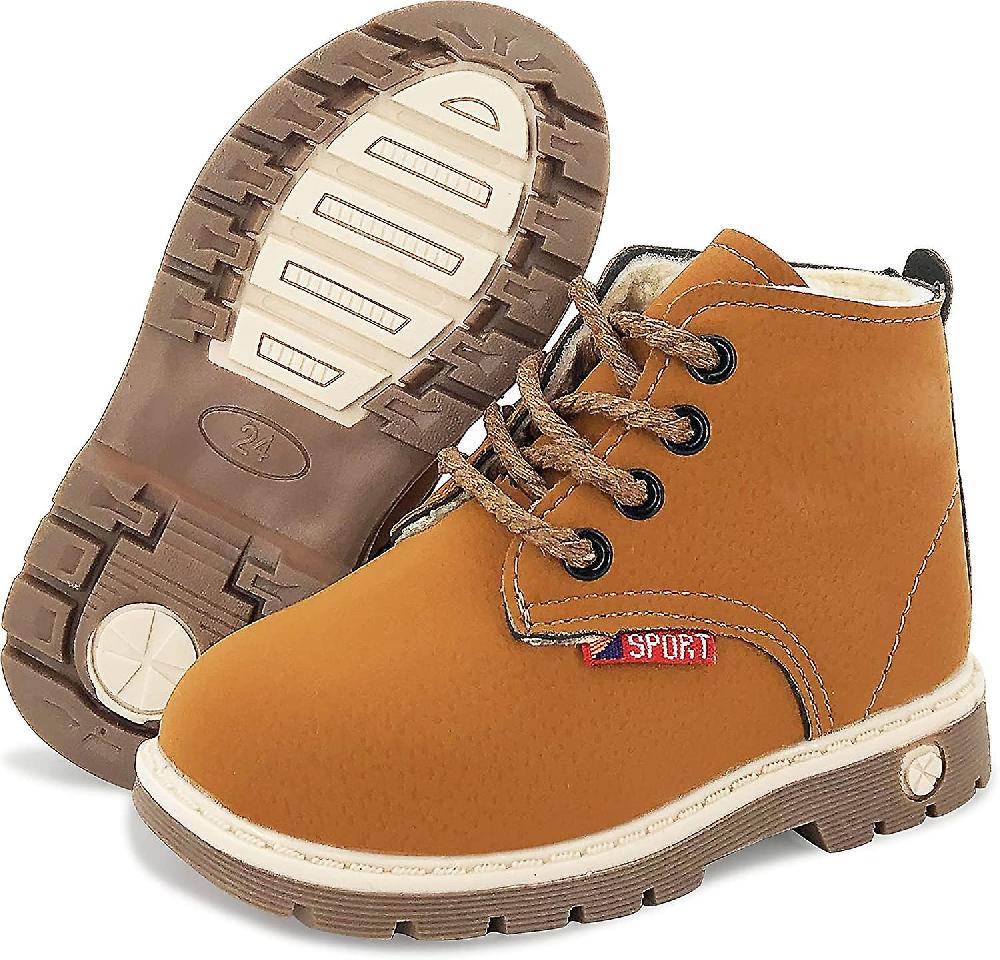 Toddler Baby Boys Girls Boots Kid Classic And Waterproof Hiking Outdoor Boots Rain Winter Snow Ankle Booties(toddler/little Kid)