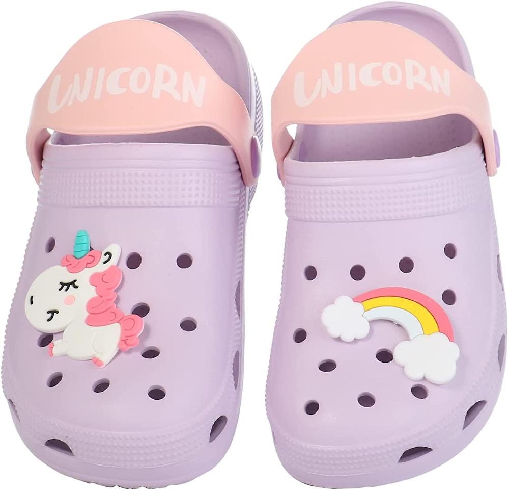 Toddler Little Kids Unicorn Clogs Pantofole Sandali Antiscivolo Ragazze Ragazzi Zoccoli Slide Scarpe Da Giardino Slip Slip-on Beach Piscina Doccia Slippersactual