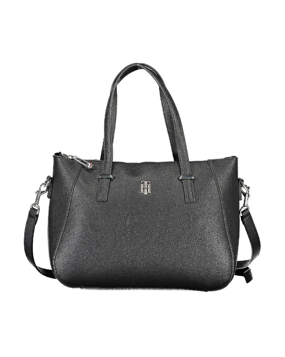 Tommy Hilfiger Julia Small Satchel Handbag Black