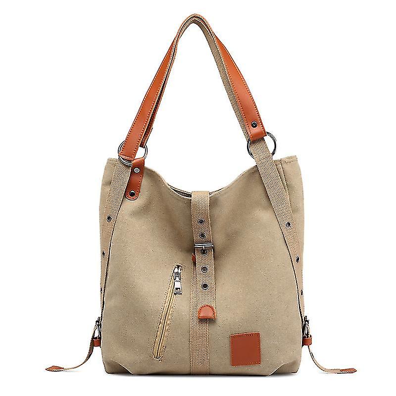 Tote Purse Canvas Shoulder Bag Handbag Rucksack Convertible Backpack