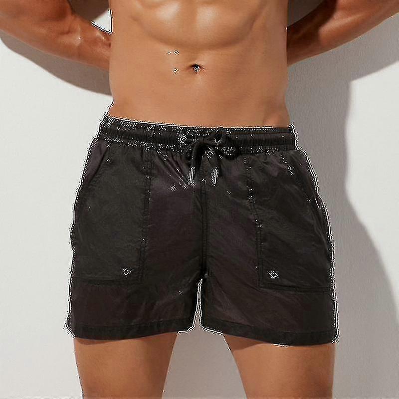 Transparent Swimwear Swimming Shorts Mens Swiming Trunks For Men Bathing Suit Bermudas Surf Beach Short Briefs Seobean Zwembroek