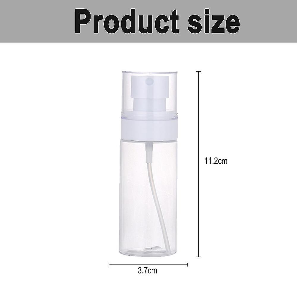 Travel Spray Bottles 4pcs Refillable Empty Clear Plastic Spray Bottles Perfume Mouthwash Atomizer Travel Size Aerosol Bottle