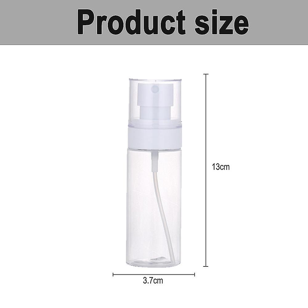 Travel Spray Bottles 4pcs Refillable Empty Clear Plastic Spray Bottles Perfume Mouthwash Atomizer Travel Size Aerosol Bottle