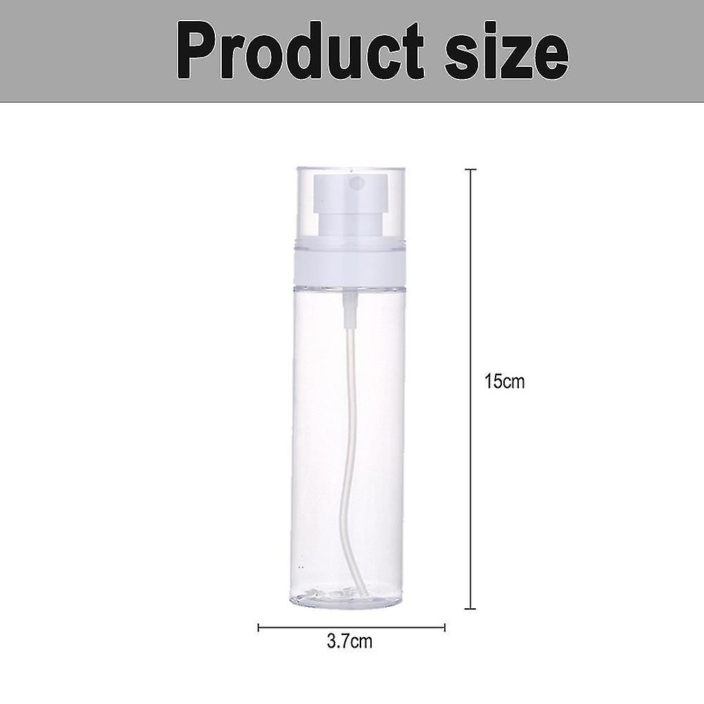 Travel Spray Bottles 4pcs Refillable Empty Clear Plastic Spray Bottles Perfume Mouthwash Atomizer Travel Size Aerosol Bottle