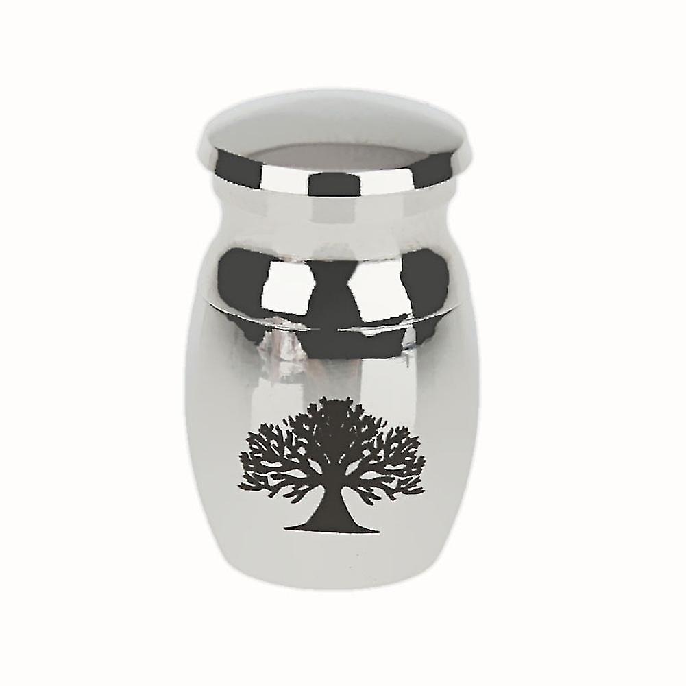 Tree Stainless Steel Waterproof Pet Dog Cinerary Casket Memorial Urn Pendant