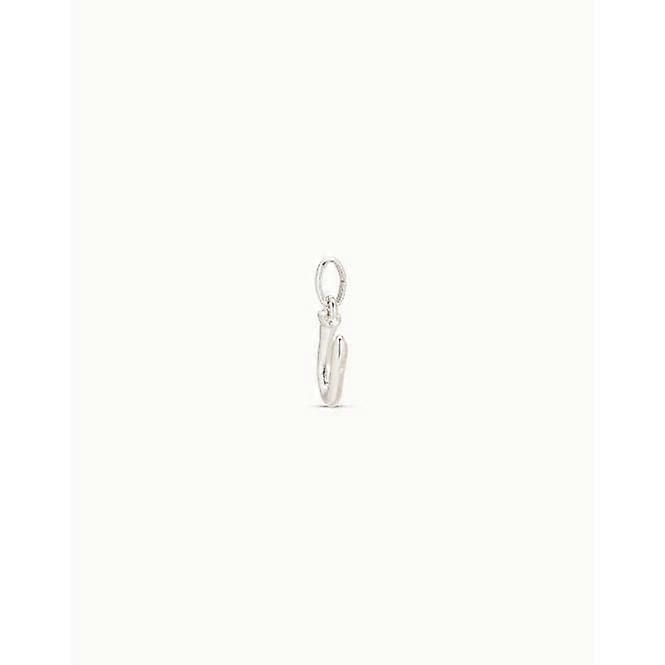 U´S Silver Metal Charm