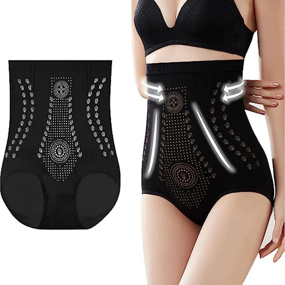 Unique Fiber Restoration Shaper Black Seamless Shapewear body shaping pants L black