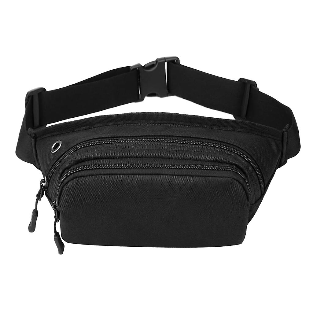 Utility Tactical Waist Pack Bag Pouch For Camping Hiking Outdoor Black