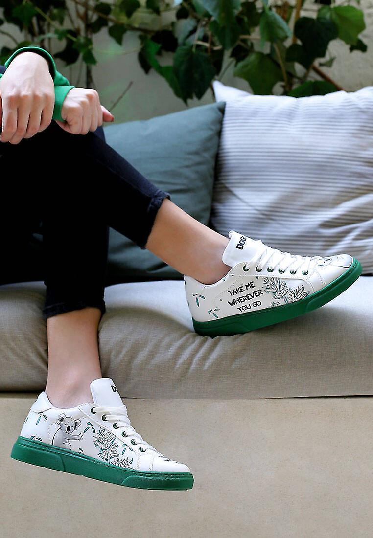 Vegan Leather Sneakers - Koala Hug Design - Ace Sneakers