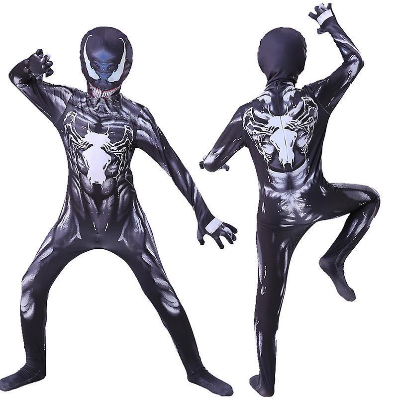 Venom Costume Ragazzi Bambini Outfit Tuta Fancy Dress Halloween