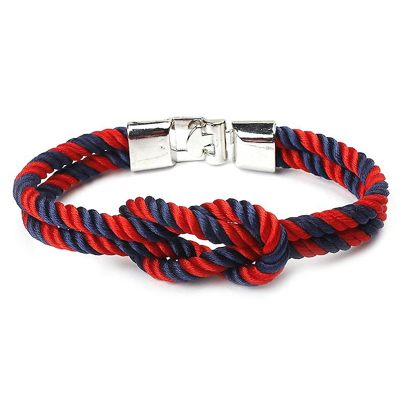 Voq 2022 New Fashion Knot String Bracelets For Couple High Quality Buckle Wristband Jewelry Party Gifts Wholesale
