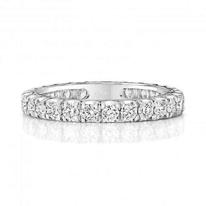 Wedding Band 18ct White Gold Diamond Eternity Ring WQ260W