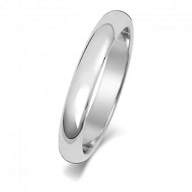 Wedding Band 18K D Shape 3 mm-1.15 Wedding Ring WQ103WL/I