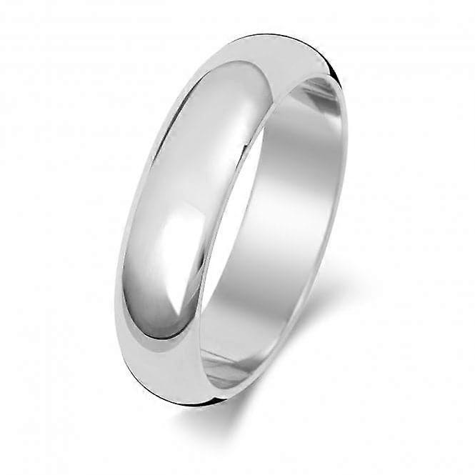 Wedding Band 18K D Shape 5mm-1.45 Wedding Ring WQ105WM