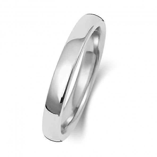 Wedding Band 18K Soft Court 2.5mm-1.4 Wedding Ring WQ132WM/I