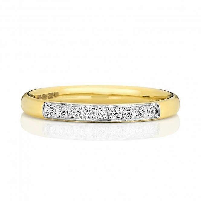 Wedding Band 9ct White Gold Diamond Eternity Ring W221/I