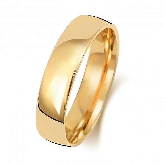 Wedding Band 9K Slight Court 5 mm-1.75 Wedding Ring W115H